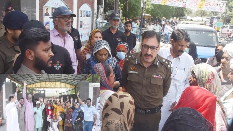 Pakistan Christian News image of Community Outcry in Faisalabad as Protesters Demand Recovery of Abducted Christian Girl