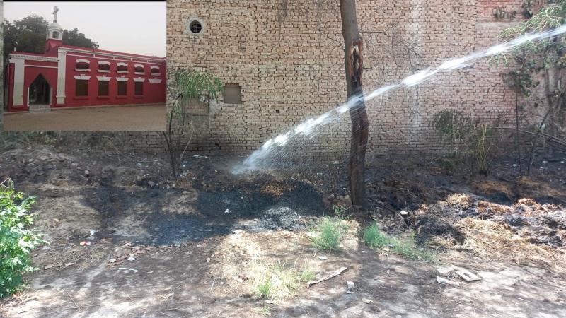 Pakistan Christian News image of Fire at Christ Church Okara Premises Leads to Rapid Action and Appeals for Enhanced Safety Measures